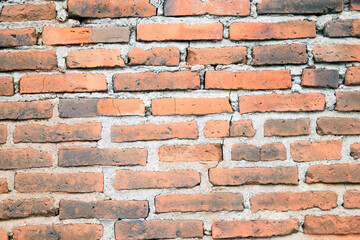 Wall texture with cement and exposed brick