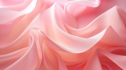Curvy Pink Abstract Background