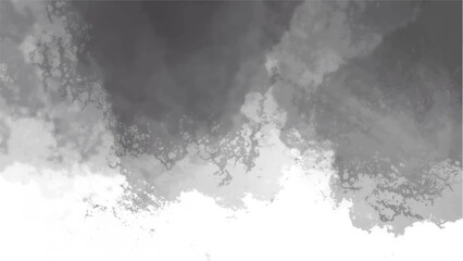 Abstract black watercolor background.Hand painted watercolor. vector