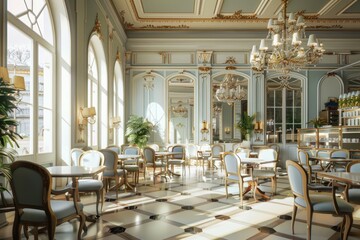 Classical Theme Cafe Interior
