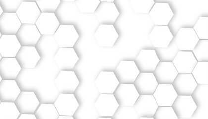 Abstract technology background and design element with hexagons pattern. Futuristic Hexagon background