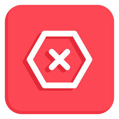 Fototapeta premium Stop Icon