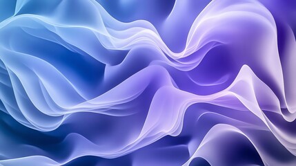 Obraz premium Abstract purple and blue wavy background.
