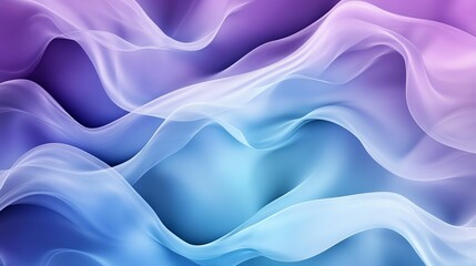 Obraz premium Abstract blue and purple wavy background.