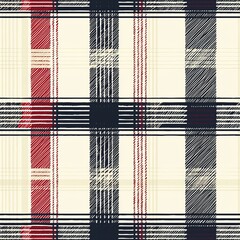 seamless pattern of plaid patterns with a cozy, farmhouse feel