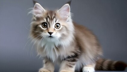 Obraz premium 사실적인 고양이 사진 이미지