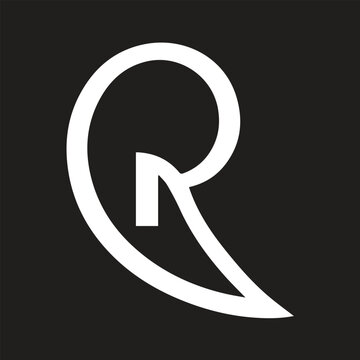recommend clip art: Black silhouette logo design of the letter R with a white background, logotype vector illustration
                    and Gradient latter r logo design 