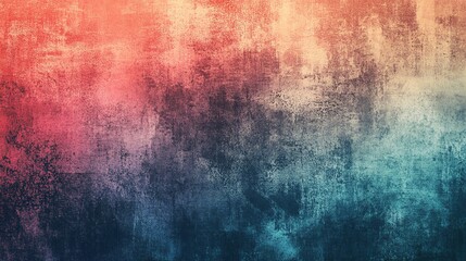 Obraz premium Abstract grunge background with red, orange, blue and green tones.