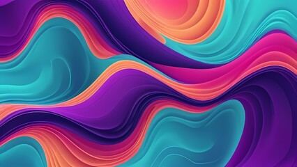 Fototapeta premium abstract colorful wave background
