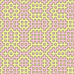 Pastel Hitomezashi Embroidery Pattern