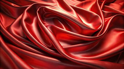 Obraz premium Abstract background of shiny red silk sheet