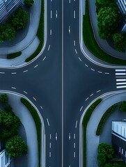 Fototapeta premium Strategic Product Management Roadmap Planning: Vintage Retro Aerial View with Inspirational Clarity and Detail