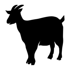 Goat Illustration Silhouette Eid al-Adha