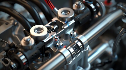 A 3D render of an ATV fuel vapor pressure sensor