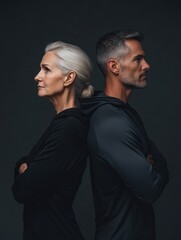 Obraz premium Age-Defying Power Couple