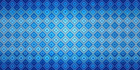 Abstract blue patterns reflected in water