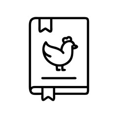 Chicken Book Icon