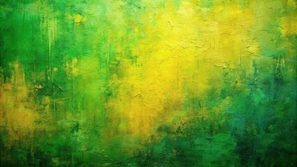 Obraz premium abstract colorful painting reflected in green and yellow tones