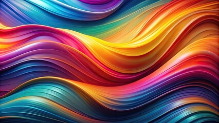 Obraz premium Abstract colorful waves fluid dynamic background