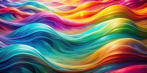 Obraz premium Abstract colorful waves background
