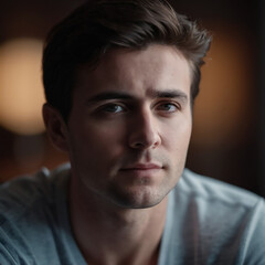 Obraz premium A person with depression