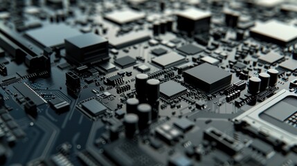 Circuit Board Close Up