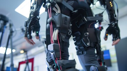 Obraz premium Exoskeleton Technology: A Glimpse into the Future