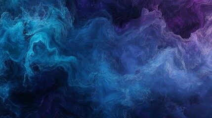 Abstract blue and purple background with swirling, flowing patterns.