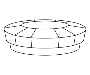 Gelora Bung Karno stadium football field soccer arena sport competition championship place design
