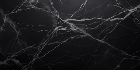 Premium black marble background with subtle white lines and natural shading, suitable for high-end decor and sophisticated design projects