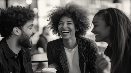 Candid Moment at a Coffee Shop