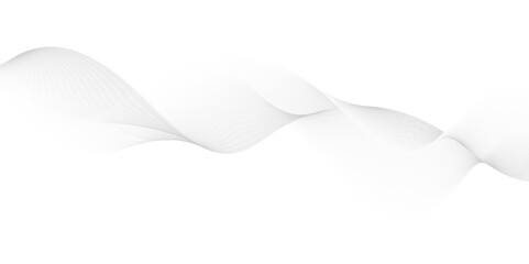 Wave lines smooth flowing dynamic isolated on white background. 