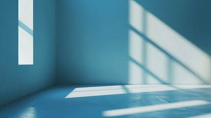 Obraz premium Light blue minimalistic background for product
