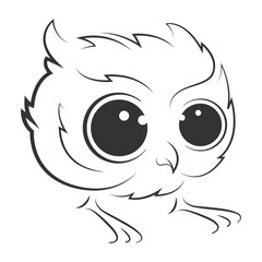 the owl vector illustration logo