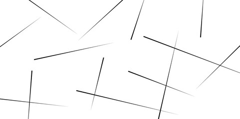 Technology background, Random chaotic lines abstract geometric pattern. Amazing diagonal black background texture with white surface.