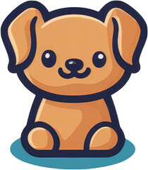 Dog cartoon element illustration png