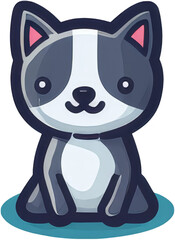 Dog cartoon element illustration png