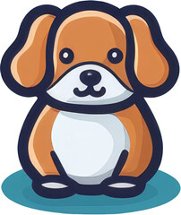 Dog cartoon element illustration png