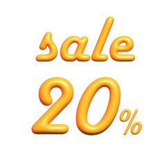 3d vector sale 20 percent discount