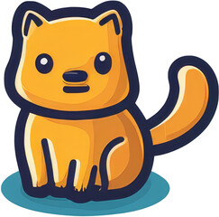 Dog cartoon element illustration png