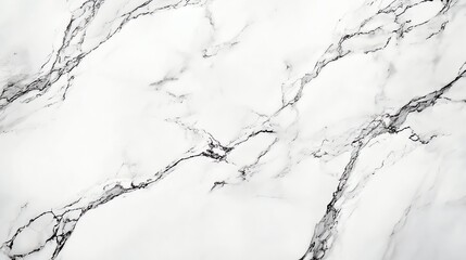 Fototapeta premium White marble texture with gray veins.