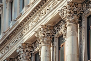 Naklejka premium Classical exterior building