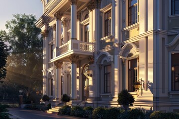 Fototapeta premium Classical exterior building