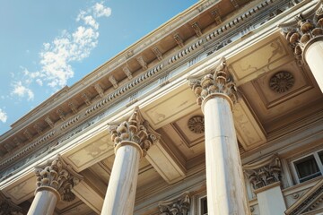 Naklejka premium Classical exterior building