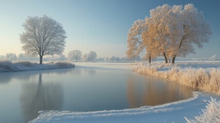 landscape with river