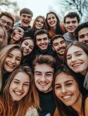 Friendly Group Selfie