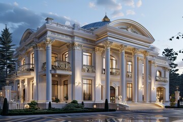 Fototapeta premium Classical exterior building