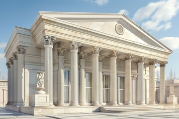 Obraz premium Classical exterior building
