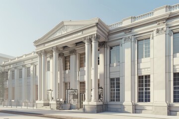 Obraz premium Classical exterior building