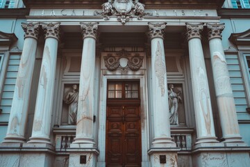 Fototapeta premium Classical exterior building